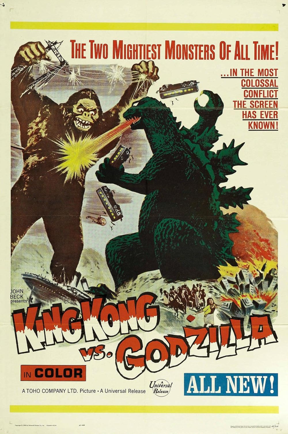 King Kong vs. Godzilla (1963) Horror movie