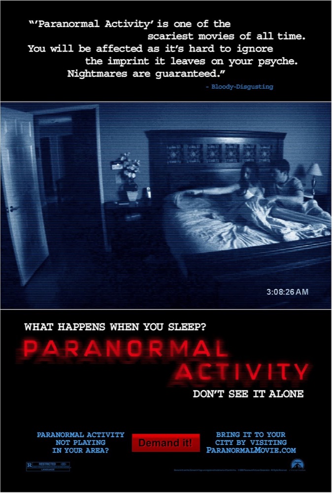 2009 Horror Movie Paranormal Activity