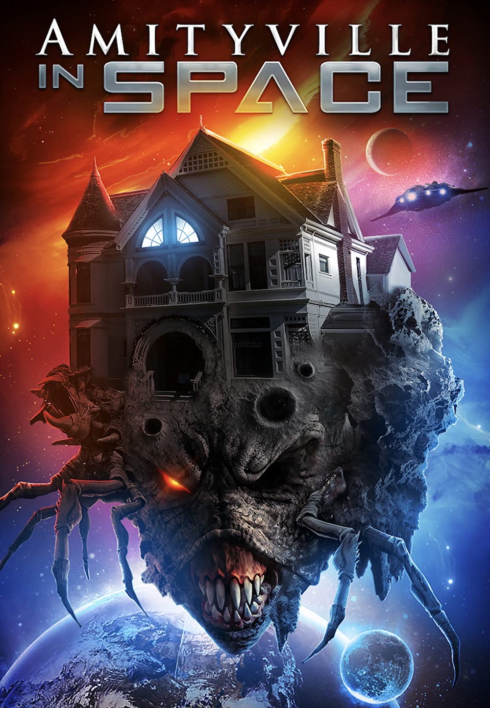 2022 Horror Movie poster art Amityville in Space