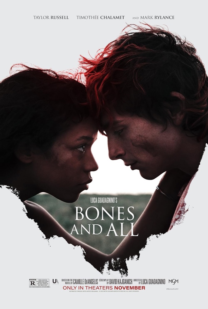 2022 Horror Movie Bones and All poster
