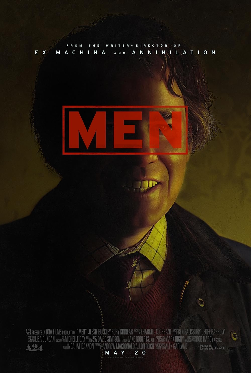2022 Horror Movie Men poster