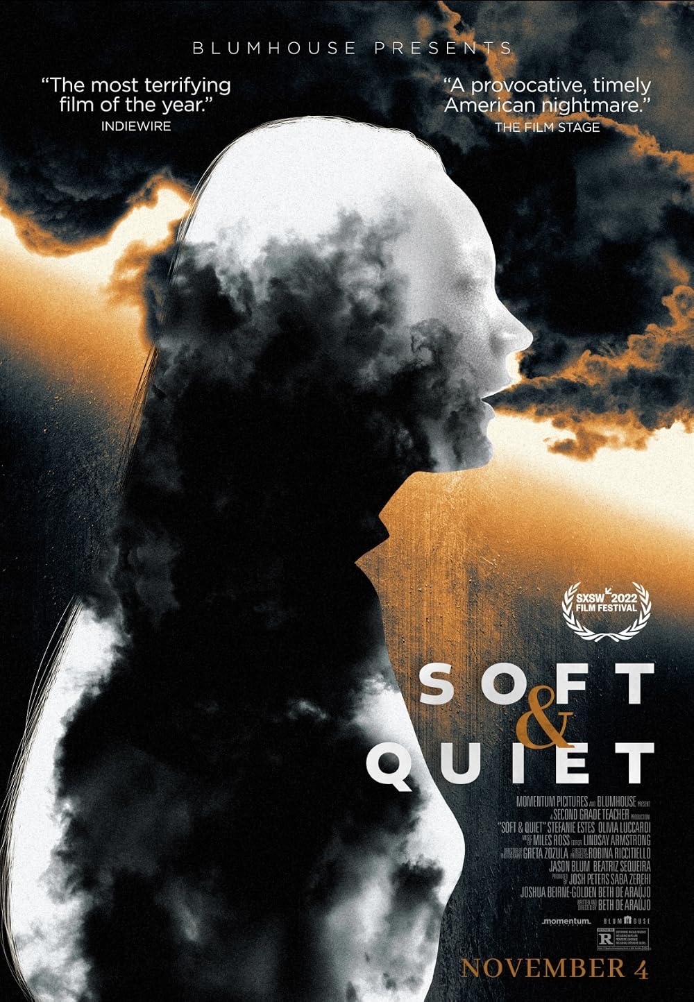2022 Horror Movie Soft and Quiet poster