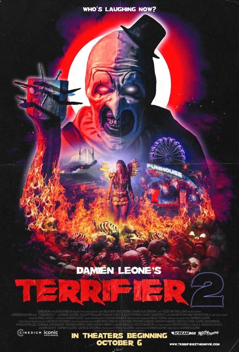 2022 Horror Movie Terrifier 2 poster
