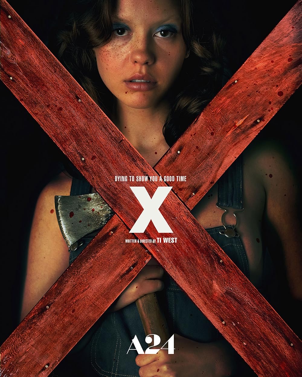 Ti West's X 2022 movie cover