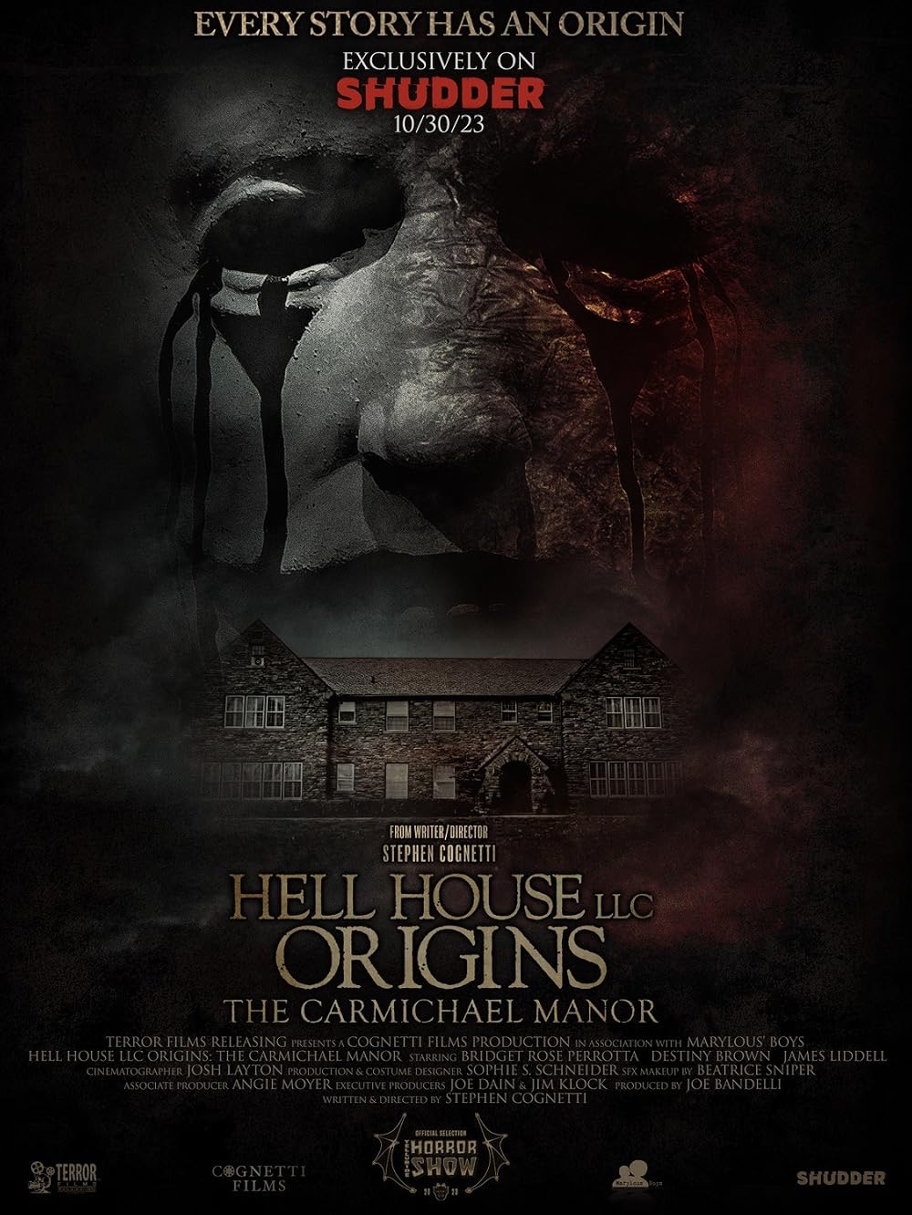 2023 Horror Movie Hell House LLC Origins: The Carmichael Manor (2023) poster