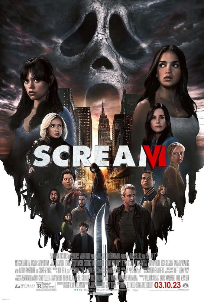 2023 Horror Movie Scream VI (2023) poster