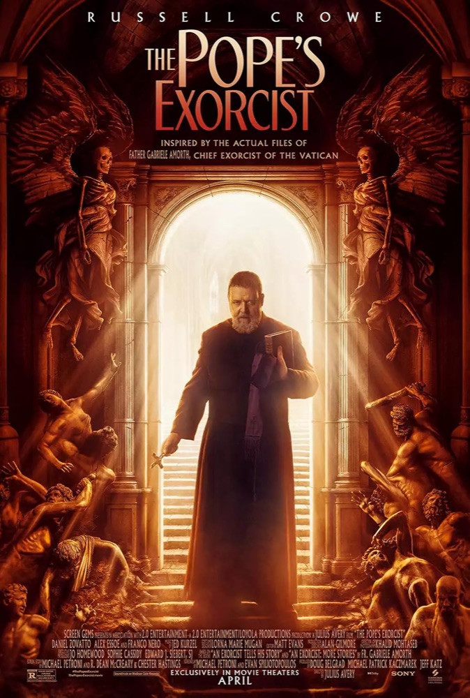 2023 Horror Movie The Pope's Exorcist (2023) poster