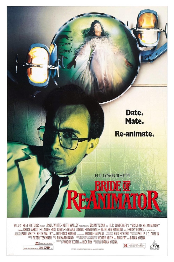 Alternate Bride of Re-Animator 1990 movie poster