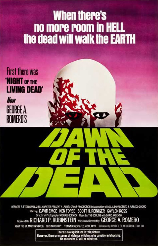 Alternate Dawn of the Dead 1978 movie poster