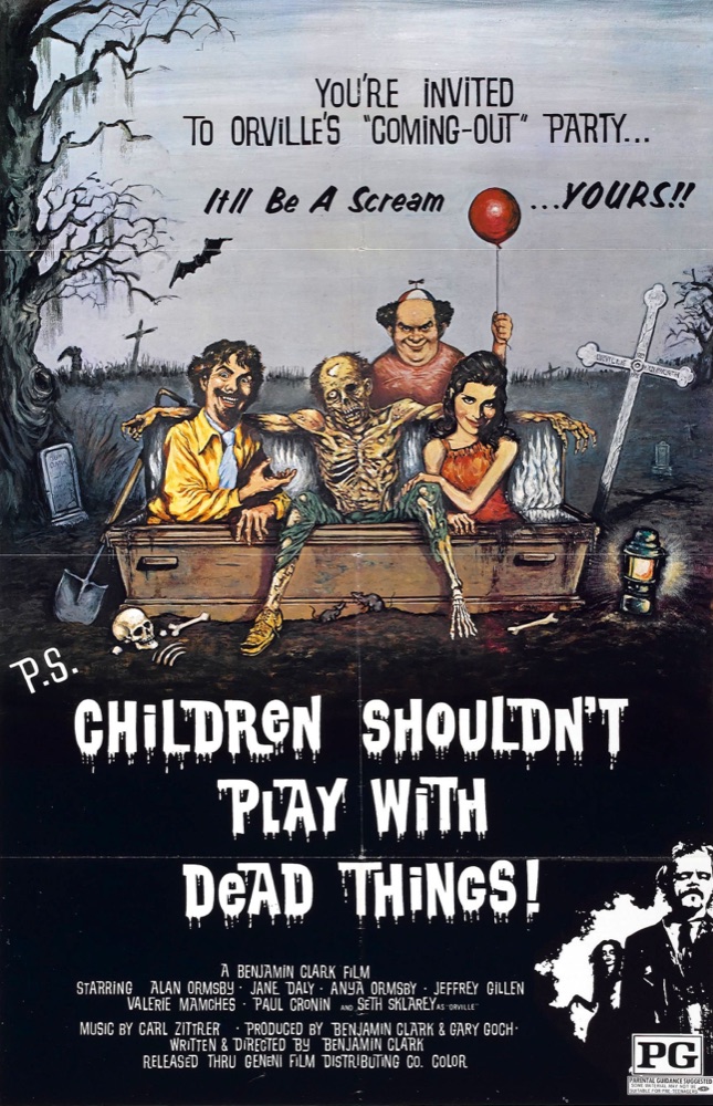 Children Shouldn't Play With Dead Things 1972 movie poster