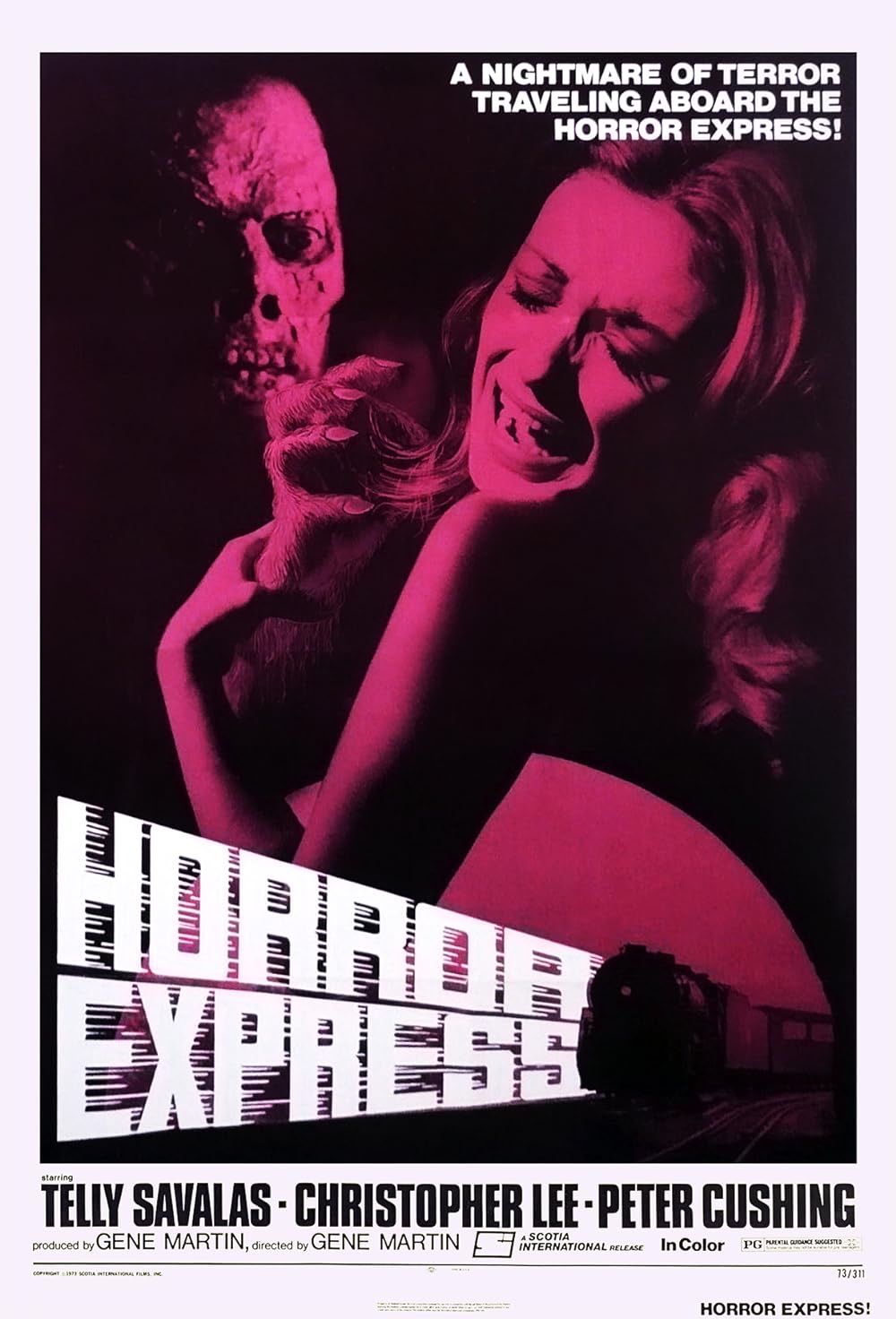 Horror Express 1972 movie poster