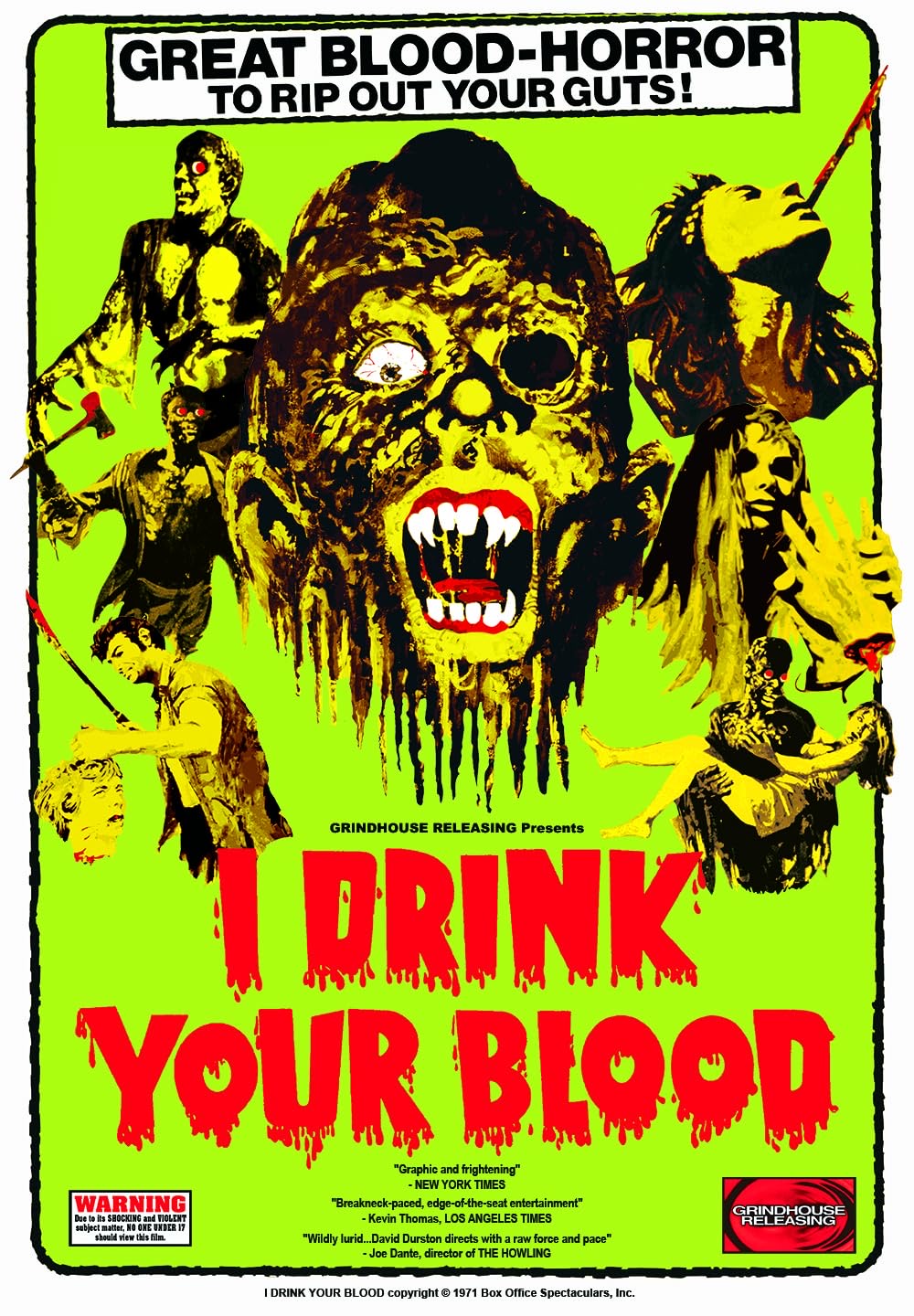 I Drink Your Blood (1971) poster 1