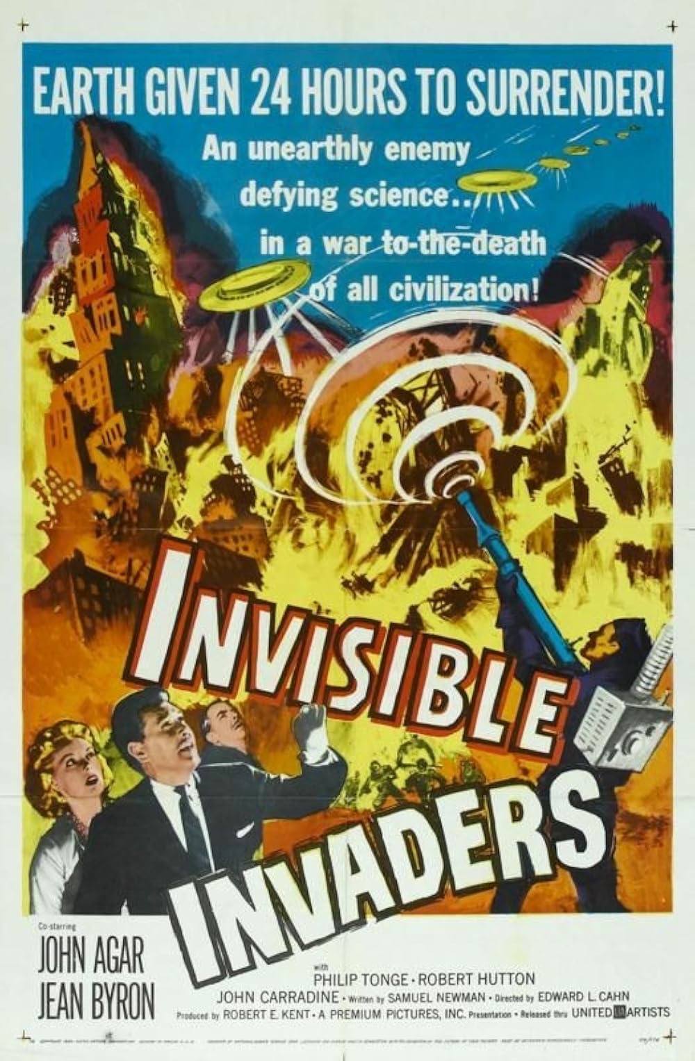 Invisible Invaders 1959 movie poster