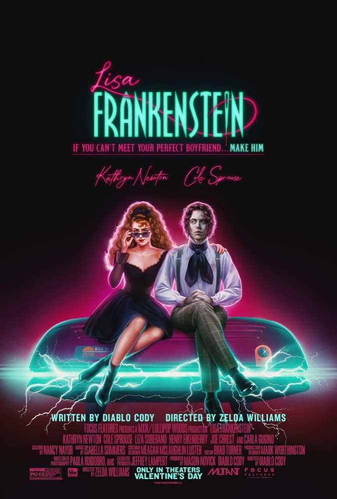 Lisa Frankenstein 2024 movie poster
