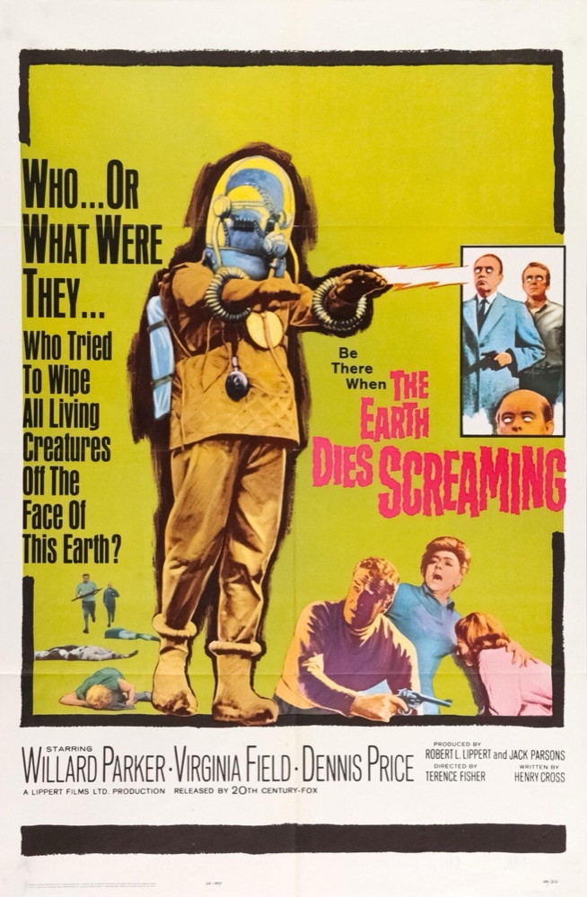 The Earth Dies Screaming poster (1964) movie poster