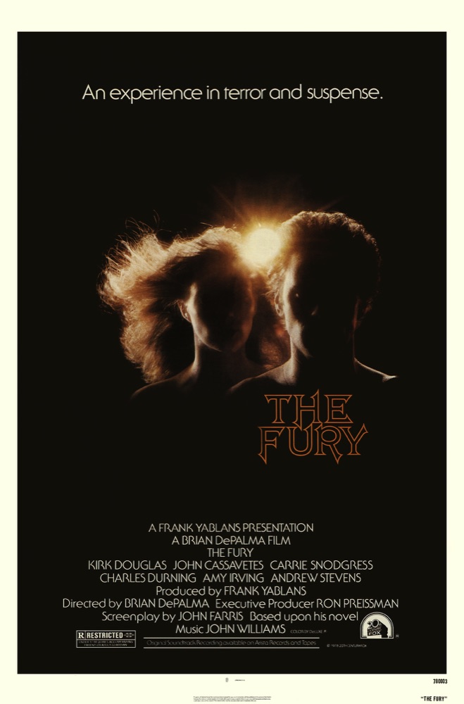 The Fury 1978 movie cover