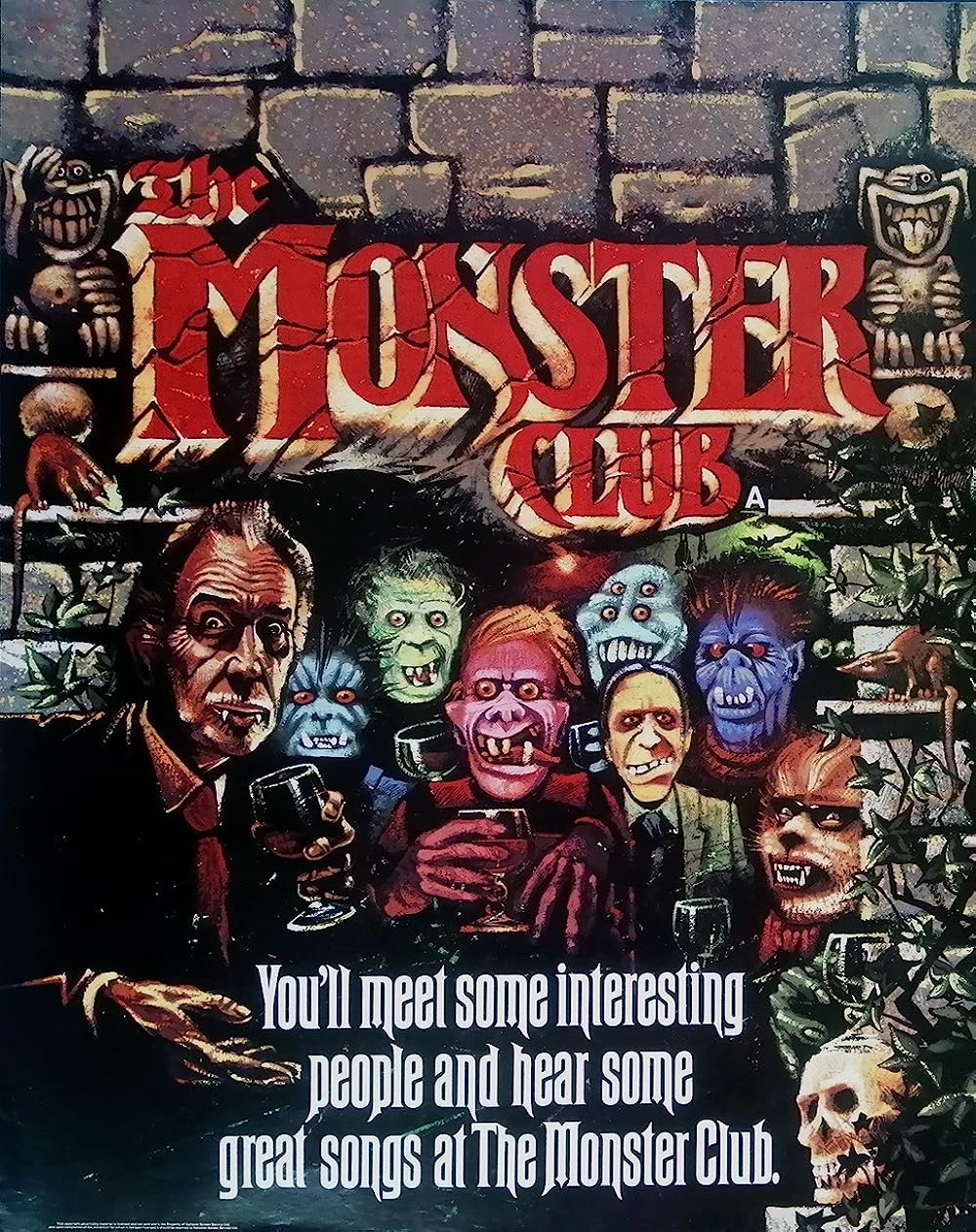 The Monster Club 1981 movie cover