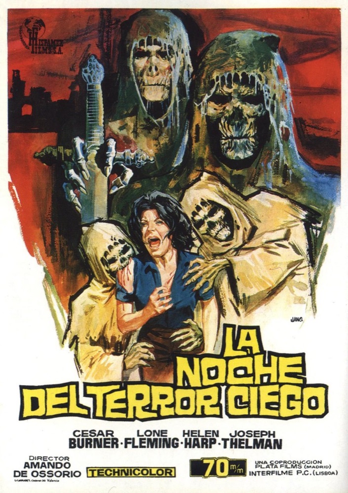 Tombs of the Blind Dead 1972 movie poster