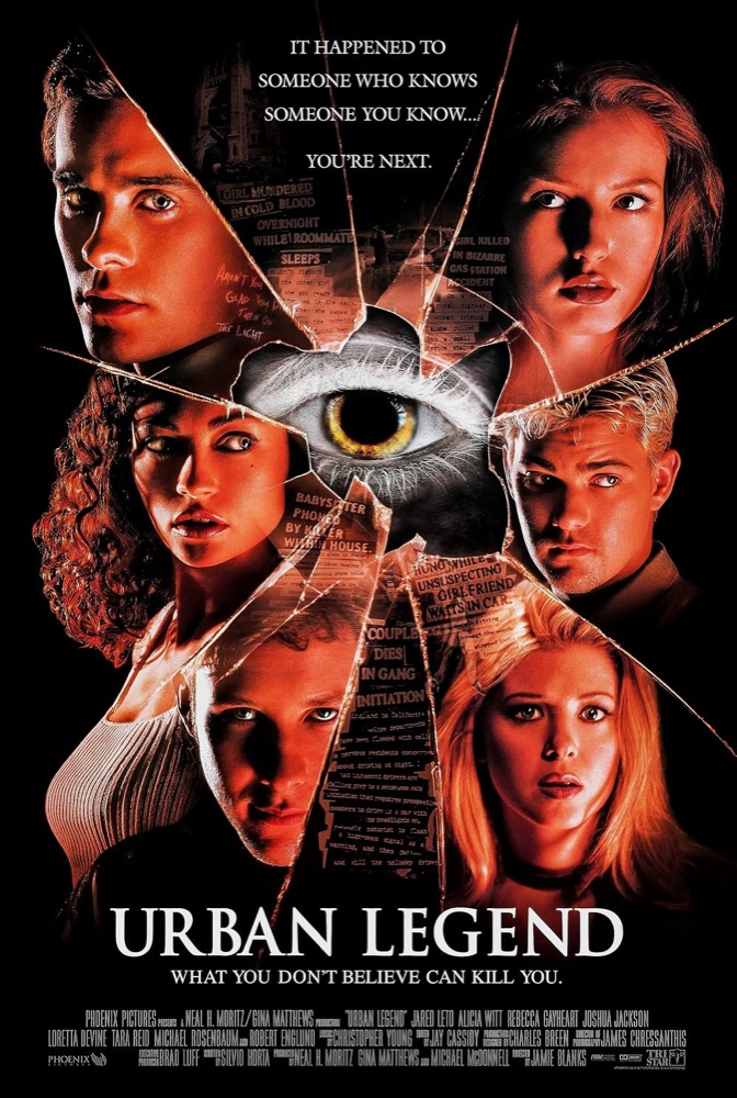 Urban Legend 1998 movie cover