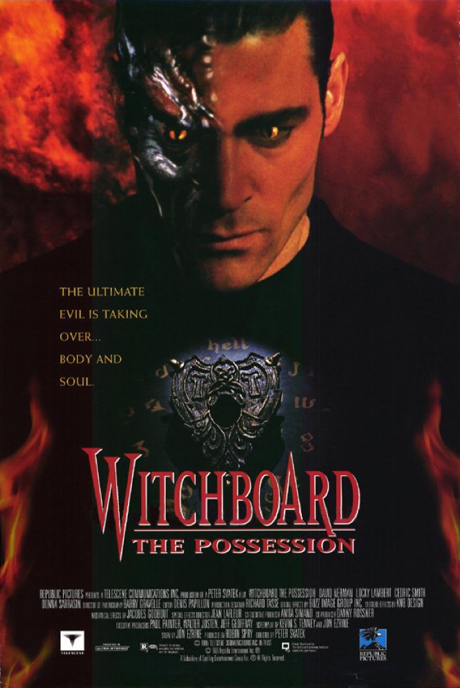 Witchboard The Possession 1995 on VHS movie cover
