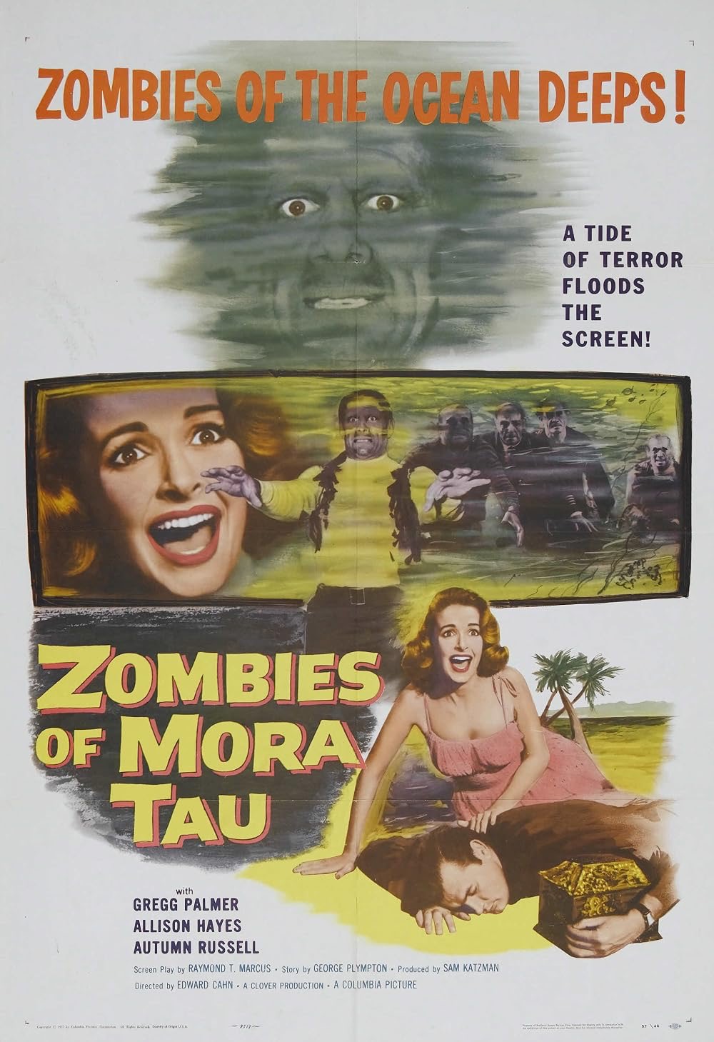 Zombies of Mora Tau (1957) movie poster